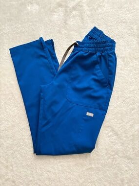 Maevn Momentum Womens Full Elastic Pull on Scrub Pant Royal Blue